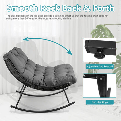 Cadeira de balanço para pátio