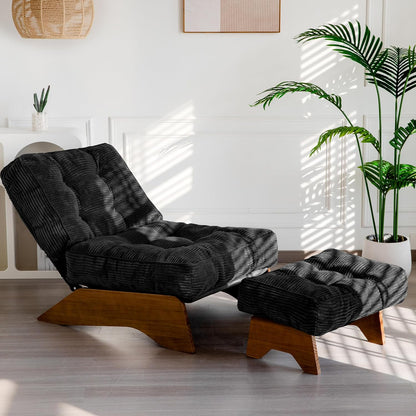 Conjunto de Poltrona com Apoio para os pés