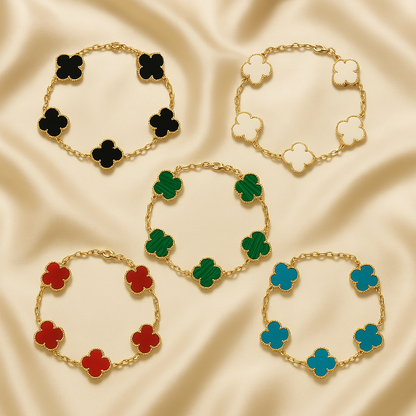 Conjunto de Seis Pulseiras Clover