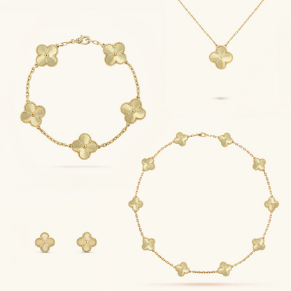 Conjunto Clover | Ouro