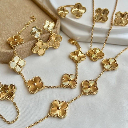 Conjunto Clover | Ouro