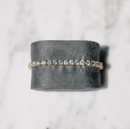 Pulseira de Tênis Dourada